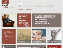 Tablet Screenshot of gioiaart.com